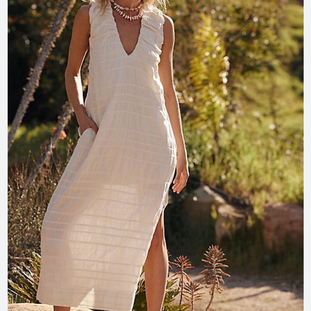 Free People Agatha Midi Dress Size Large